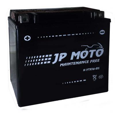 JP Moto gondozásmentes motorakkumulátor, YTX16B-BS Motoros termékek alkatrész vásárlás, árak